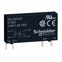Твердотельное реле, 1 фаза 3,5А | код. SSL1D03BD | Schneider Electric
